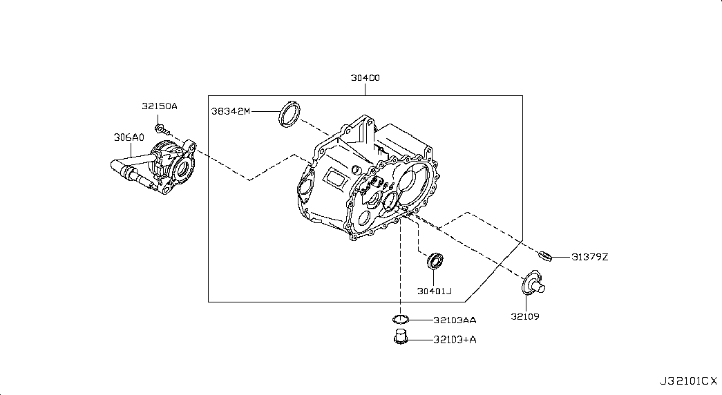 RENAULT 30 6A 0JA 60C - Hüdrauliline survelaager,sidur www.parts5.com