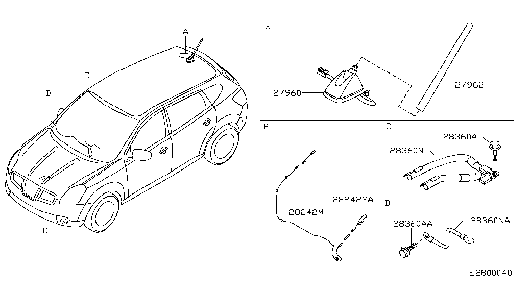 NISSAN 28215EY00A - Aerial www.parts5.com