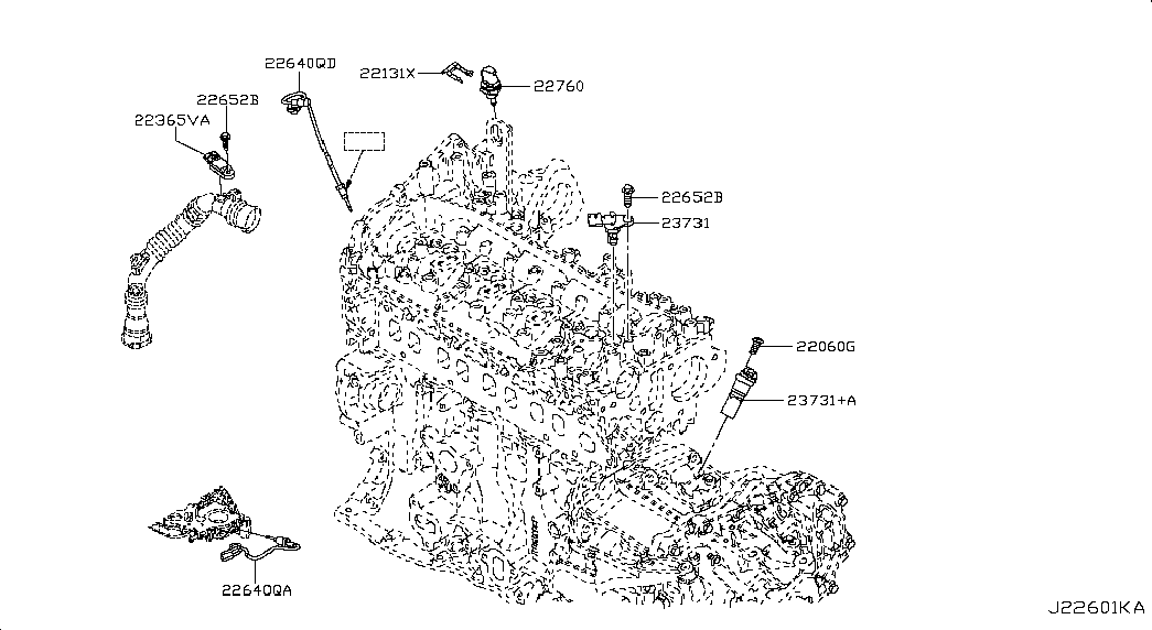 NISSAN 2373100Q1B - Αισθητήρας, θέση εκκεντροφ. άξονα www.parts5.com