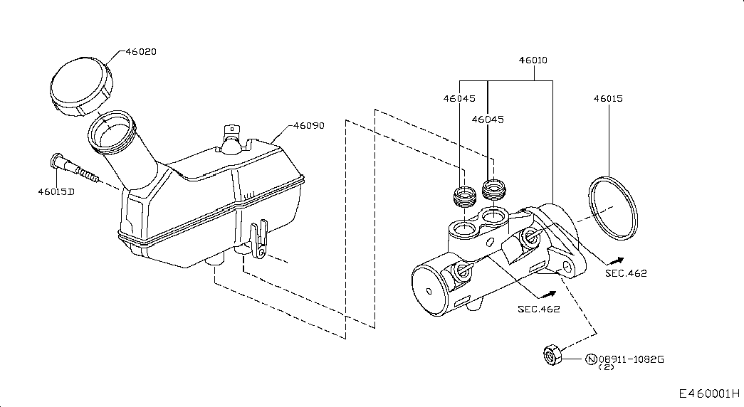 NISSAN 4602064J23 - Sealing Cap, brake fluid reservoir www.parts5.com