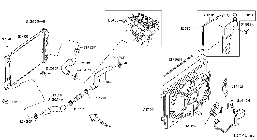 NISSAN 214308998E - Крышка, заливная горловина www.parts5.com