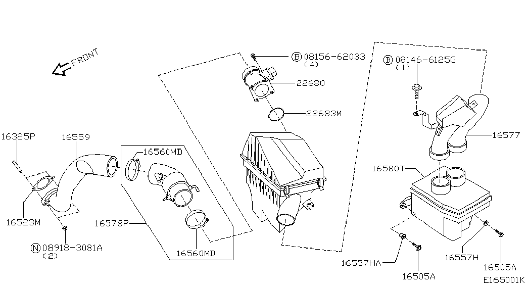 NISSAN 140704P210 - Bolt, exhaust system www.parts5.com