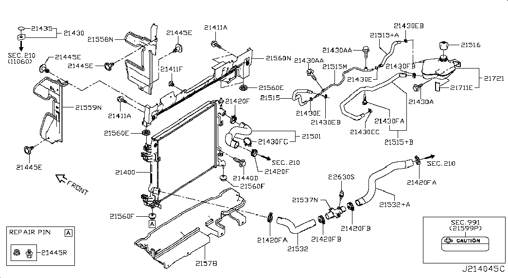 NISSAN 22630-7Y000 - Sensor, coolant temperature parts5.com