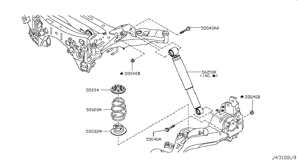 RENAULT E6210-JG01A - Tlumič pérování www.parts5.com