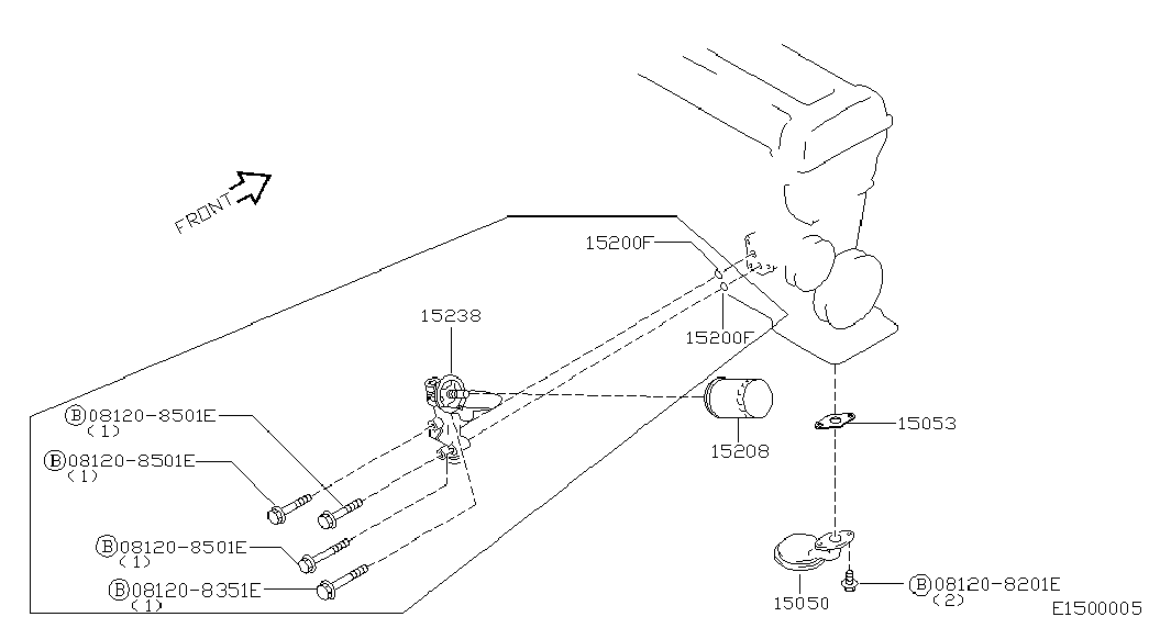 NISSAN 15208-3J400 - Масляный фильтр www.parts5.com