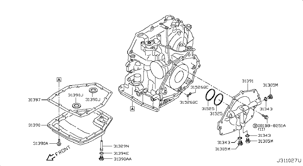 IME 1102631X00 - Rõngastihend, õli äravoolukruvi www.parts5.com