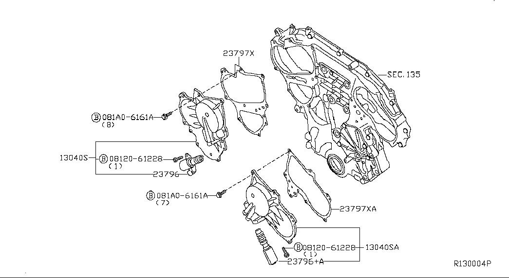 Infiniti 23796-AU00D - Zawór sterujący, ustawienie wałka rozrządu www.parts5.com