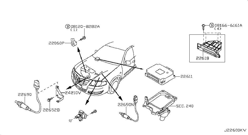 NISSAN 22060-95F0B - Detonatsiooniandur www.parts5.com