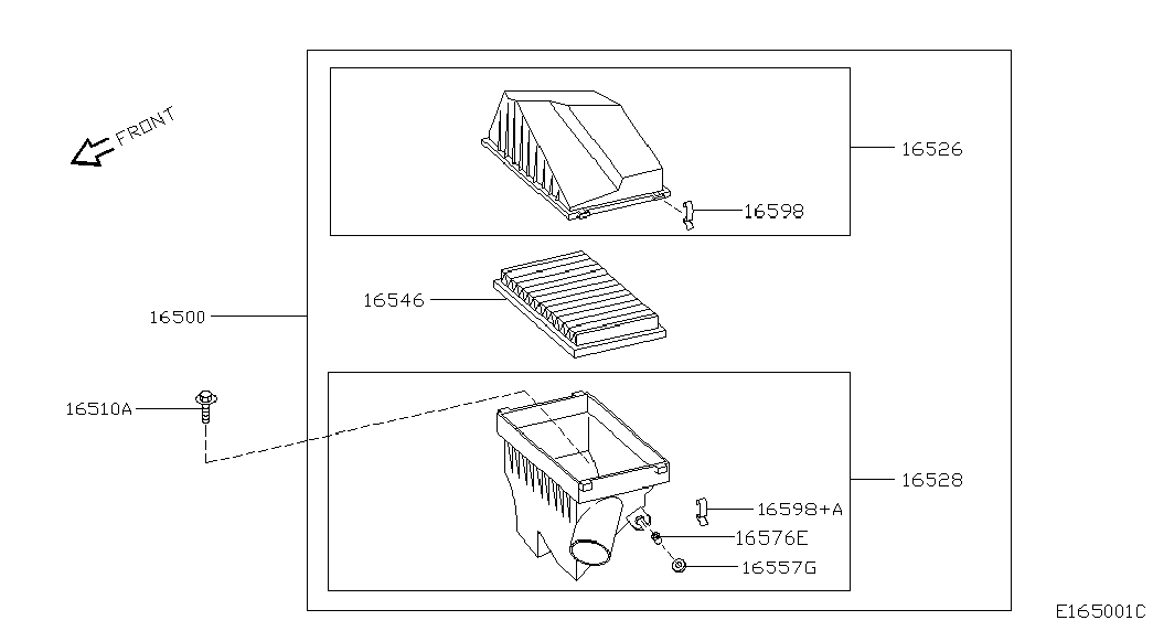 NISSAN 16546-3J400 - Luftfilter www.parts5.com