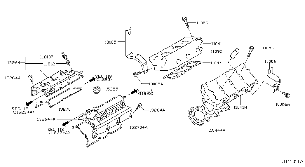 DACIA 13 27 08J 112 - GASKET-ROCKER COVER www.parts5.com