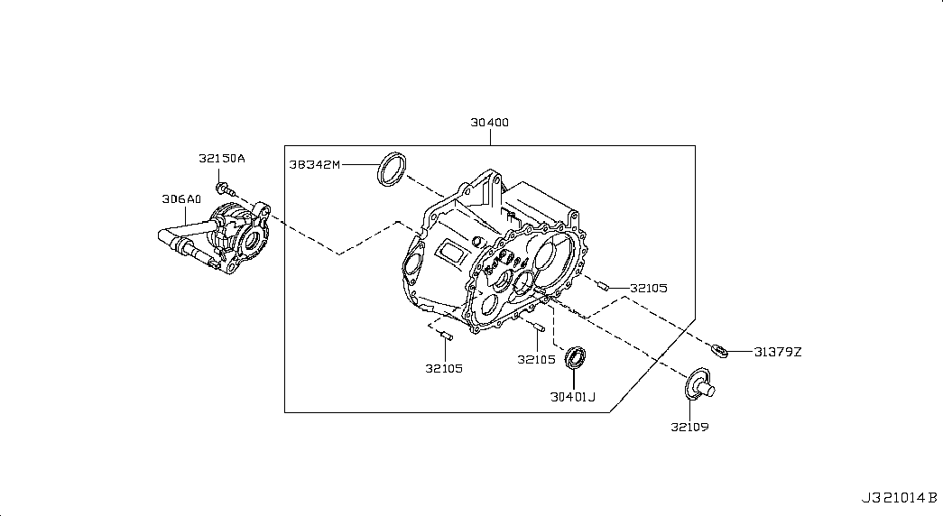 RENAULT 30 6A 0JA 60B - Hüdrauliline survelaager,sidur www.parts5.com