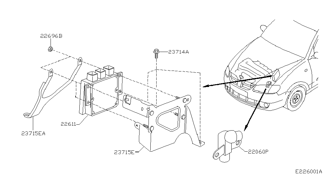 Infiniti 22060BN700 - Датчик детонации www.parts5.com