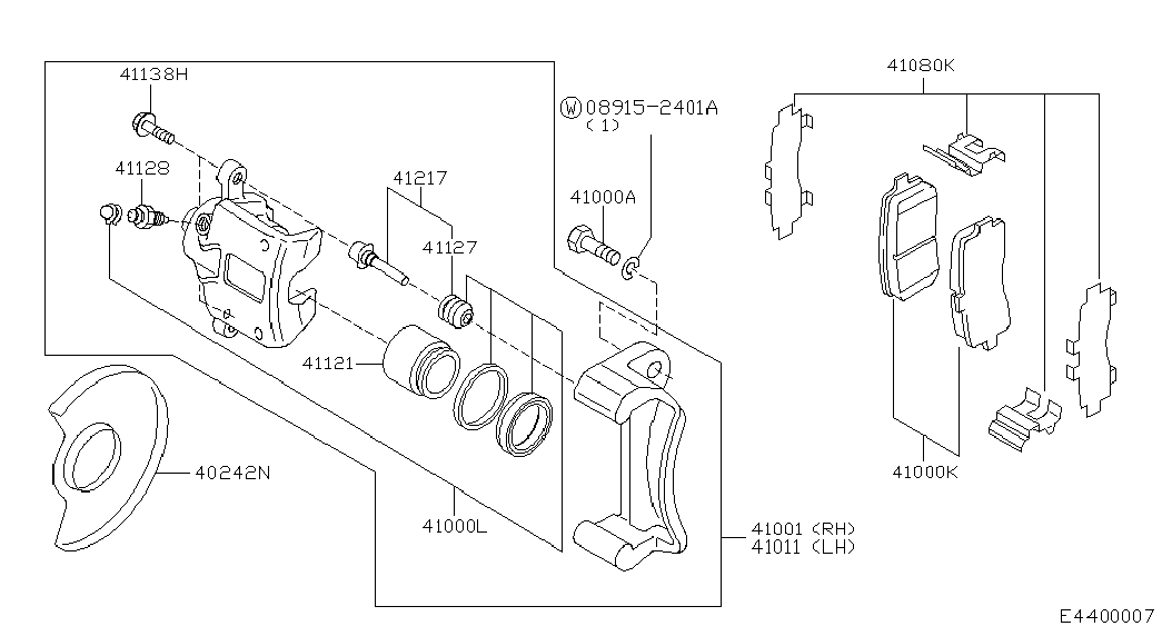 NISSAN 41060-6F626 - Jarrupala, levyjarru www.parts5.com