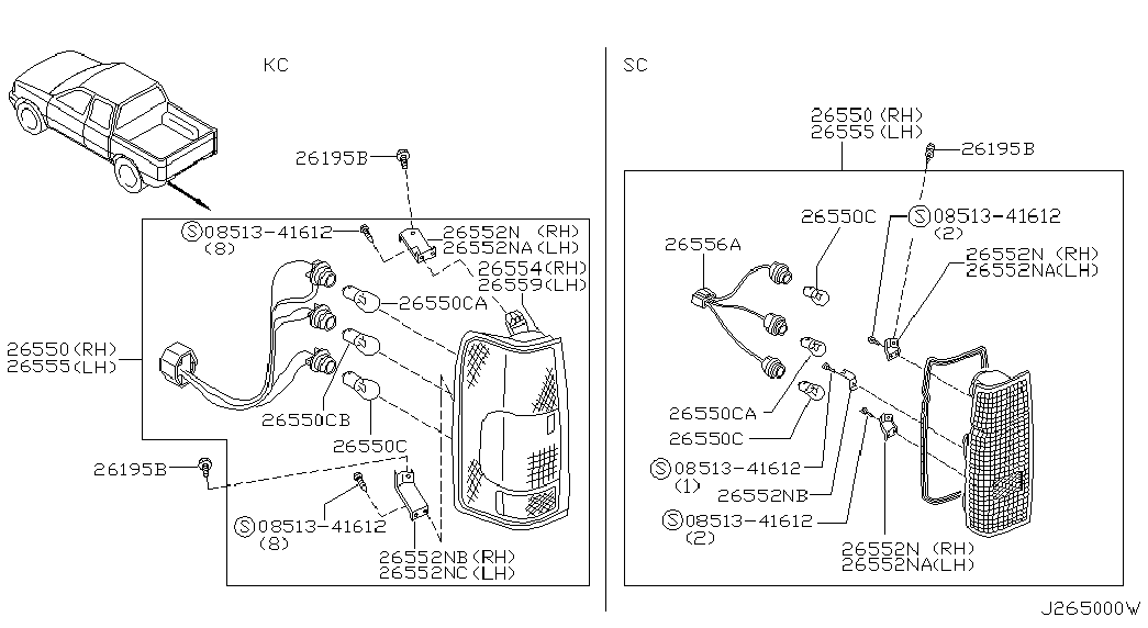 NISSAN 267171W300 - Крушка с нагреваема жичка www.parts5.com