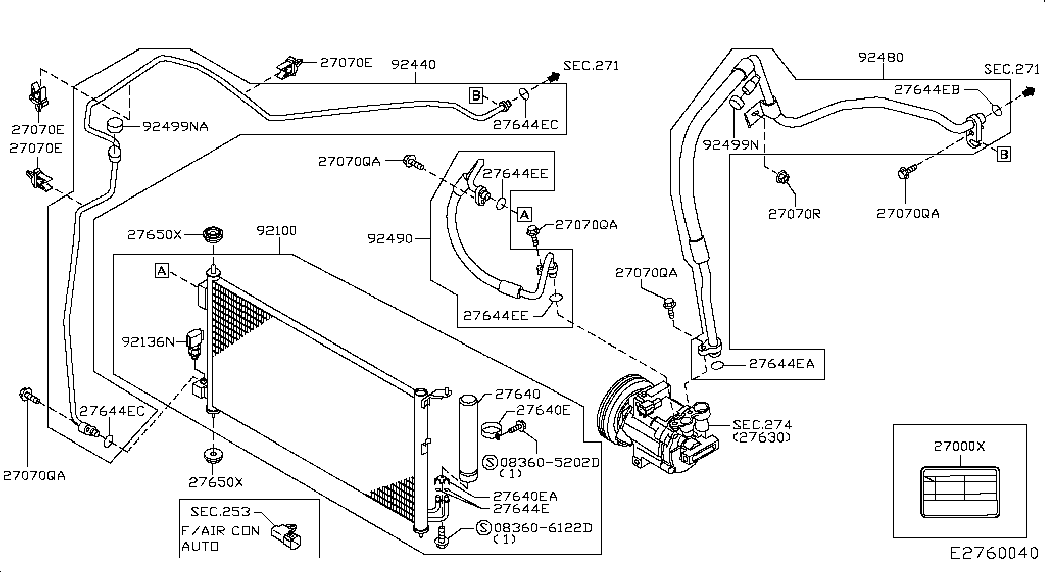 Infiniti 921312Y960 - Dryer, air conditioning parts5.com