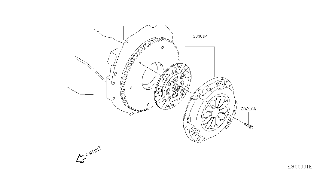 NISSAN 30300-CR14B - Комплект сцепления www.parts5.com