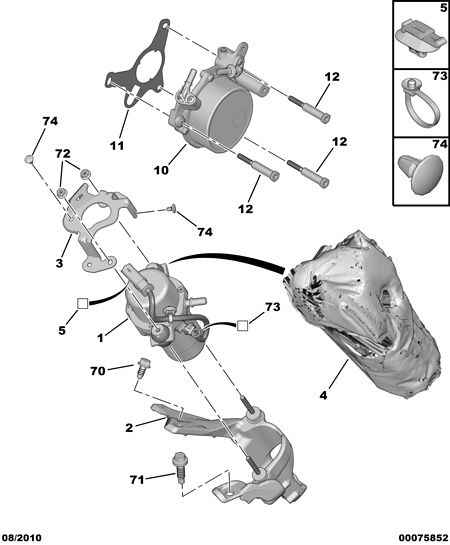 DS 4565 80 - BRAKE VACUUM PUMP parts5.com