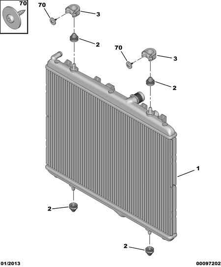 PEUGEOT 1330.P9 - Radiator, racire motor www.parts5.com