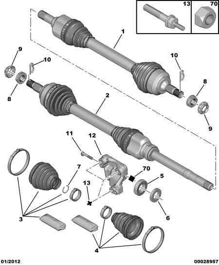 PEUGEOT 3273.VK - Drive Shaft www.parts5.com