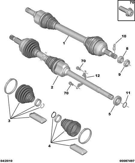 CITROËN 3287 C1 - Пыльник, приводной вал www.parts5.com