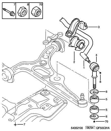 CITROËN 5093.15 - Yatak burcu, stabilizatör www.parts5.com