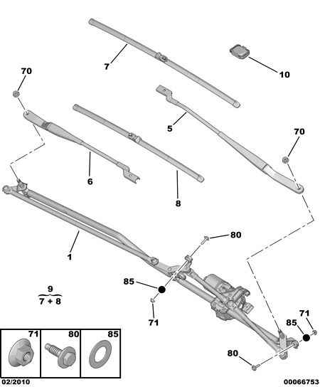 CITROËN 6423 A6 - Wiper Blade parts5.com