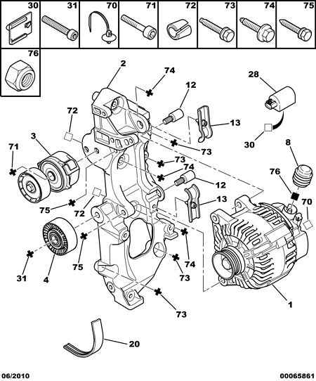 PEUGEOT 5705 JV - Alternatör parts5.com