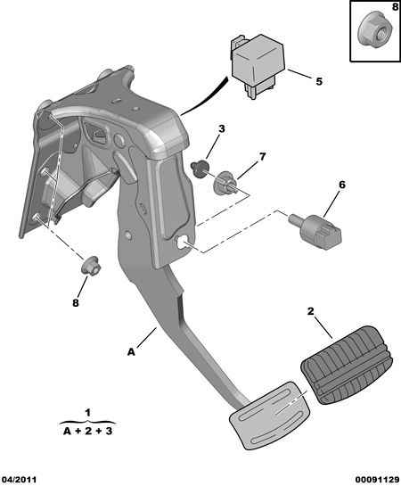 CITROËN/PEUGEOT 4534 68 - Interrupteur des feux de freins www.parts5.com