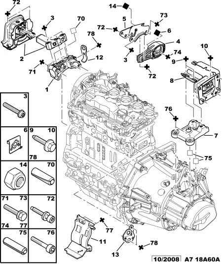 DS 1806 A6 - Suport, transmisie manuala www.parts5.com