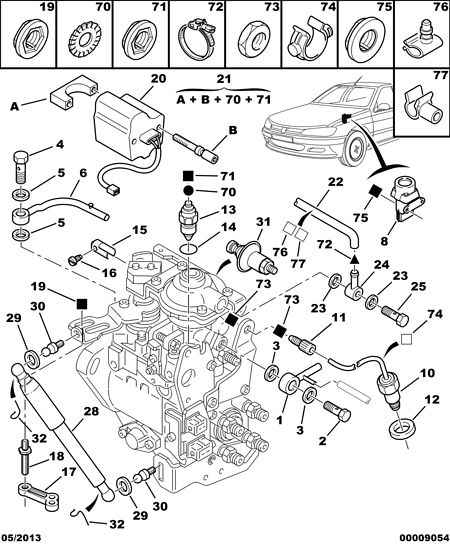 CITROËN 1680 76 - Brake Hose www.parts5.com