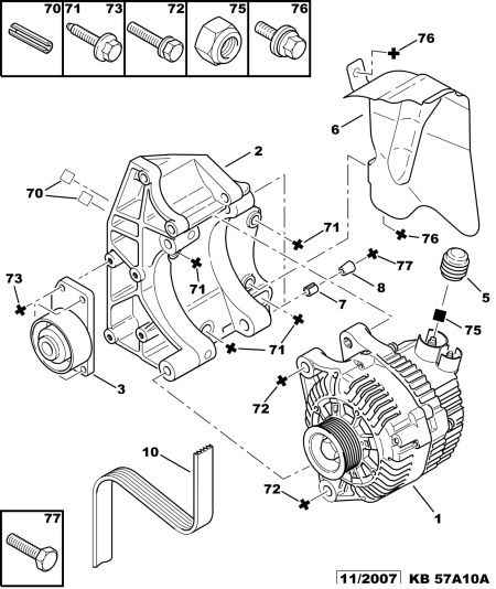 CITROËN 5750 YC - V-Ribbed Belt parts5.com