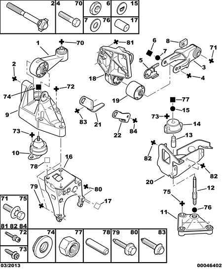 PEUGEOT 1827 34 - Suport motor www.parts5.com