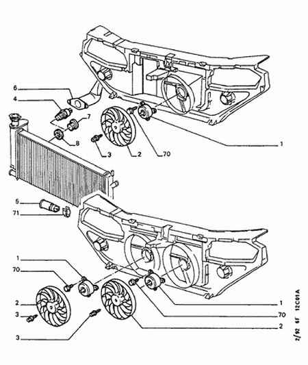 PEUGEOT 1254 70 - Ventilátor, motorhűtés www.parts5.com