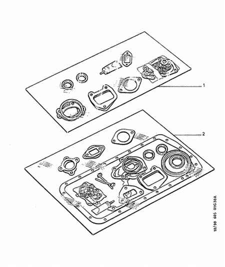 CITROËN (DF-PSA) 0197 H1 - Gasket Set, cylinder head www.parts5.com