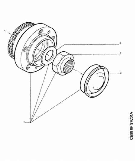 CITROËN 3740 18 - Tapa, cojinete de rueda www.parts5.com