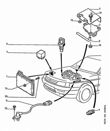 PEUGEOT 1920.J7 - Tunnistin, ahtopaine www.parts5.com