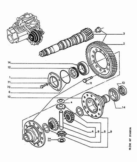 PEUGEOT 3121.24 - Tömítőgyűrű, differenciálmű www.parts5.com