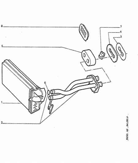 CITROËN/PEUGEOT 6448 89 - Hőcserélő, belső tér fűtés www.parts5.com