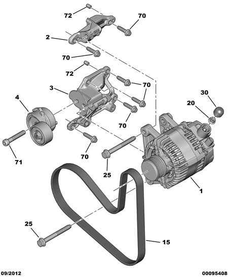 CITROËN 96 708 995 80 - Alternatör www.parts5.com