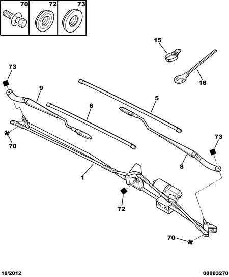 CITROËN 6426 SQ - Μάκτρο καθαριστήρα www.parts5.com