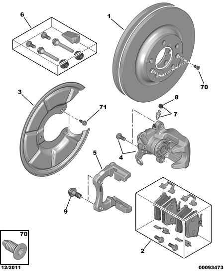 CITROËN 4401 H0 - Féknyereg www.parts5.com