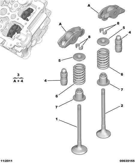 PEUGEOT 0903.H0 - Komplet pribora, jednokraka klackalica www.parts5.com