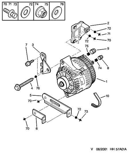 PEUGEOT 6947 H0 - Ροδέλα ασφαλείας, εξάτμιση www.parts5.com