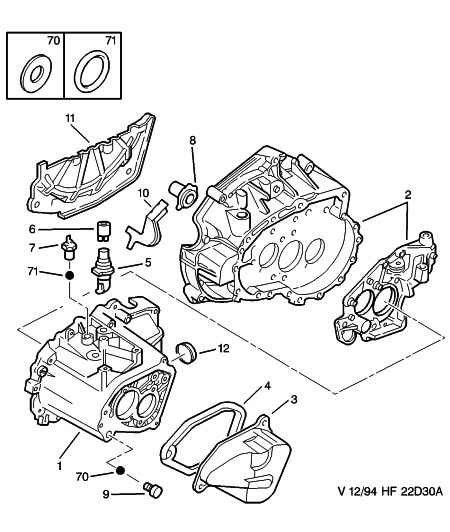 CITROËN 2257.40 - Comutator, lampa marsalier www.parts5.com