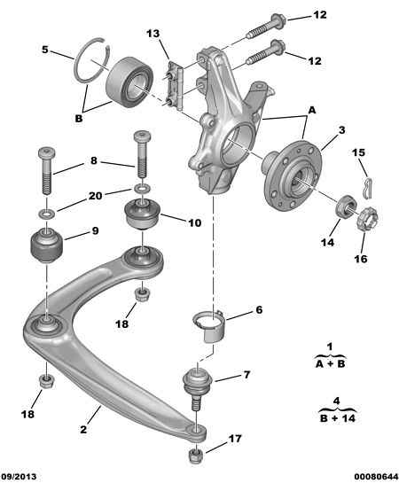 CITROËN 3520 V2 - Brat, suspensie roata www.parts5.com