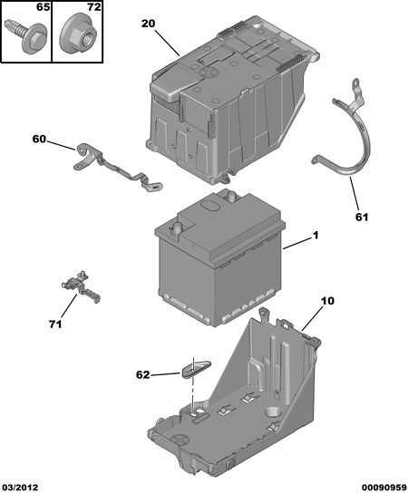 CITROËN/PEUGEOT 5600 VG - Indító akkumulátor www.parts5.com