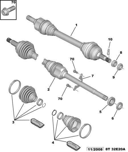 CITROËN 3273 QK - Joint Kit, drive shaft www.parts5.com