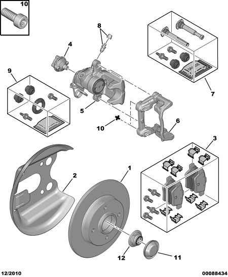 CITROËN/PEUGEOT 4253.40 - Set placute frana,frana disc www.parts5.com