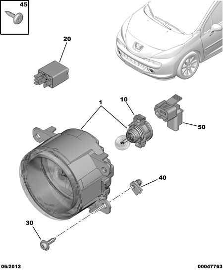 CITROËN 6206 E1 - Maglenka www.parts5.com