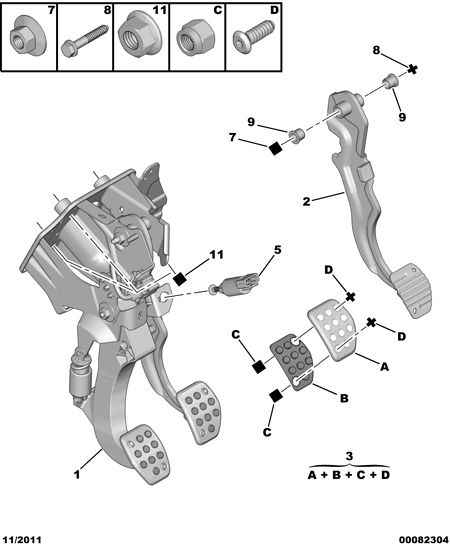 CITROËN 45 346 5 - Stikalo zavorne luci www.parts5.com